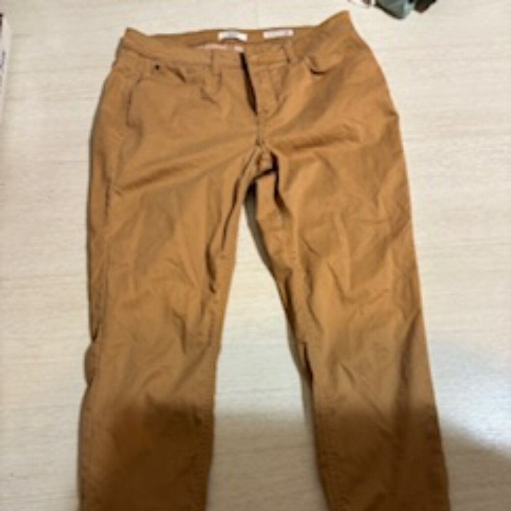 Kensie Khakis Size 10 (30 inch waist)... straight leg ankle length, midrise